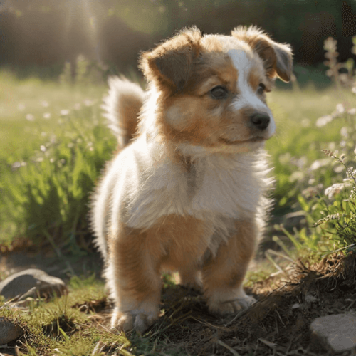 puppy going potty